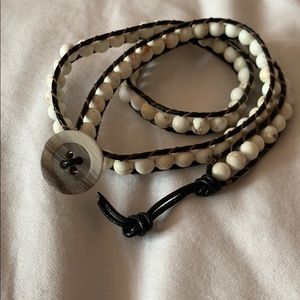 Hand made wrap bracelet or anklet